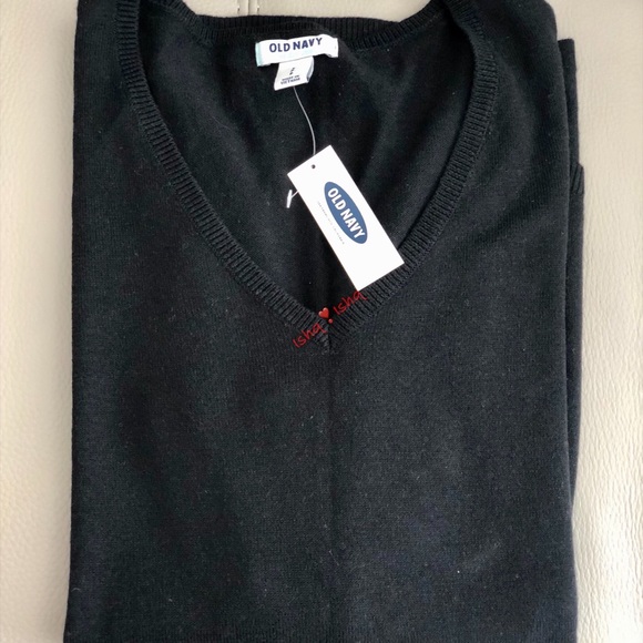 Old Navy V-neck Long Sleeve Cotton Hi Lo Sweater S - Picture 6 of 7